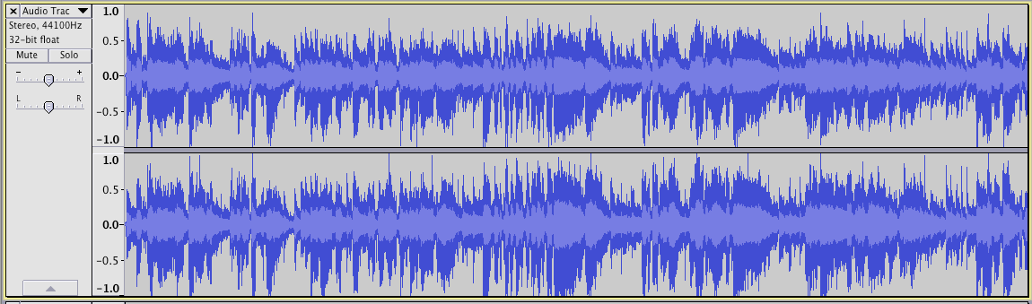 Audacity recording audio